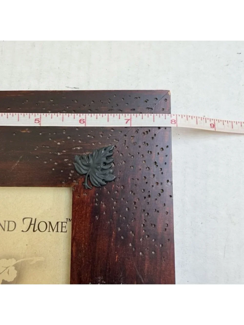 Vintage Woodland Home Rustic Picture Frame 4 x6 Wall Hanging Free Standing
